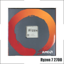 AMD Ryzen 7 2700 R7 2700 3.2 GHz Eight-Core Sinteen-Thread CPU Processor L3=16M 65W YD2700BBM88AF Socket AM4 New and with fan