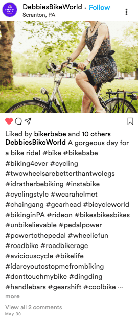 Too many hashtags Instagram mistake